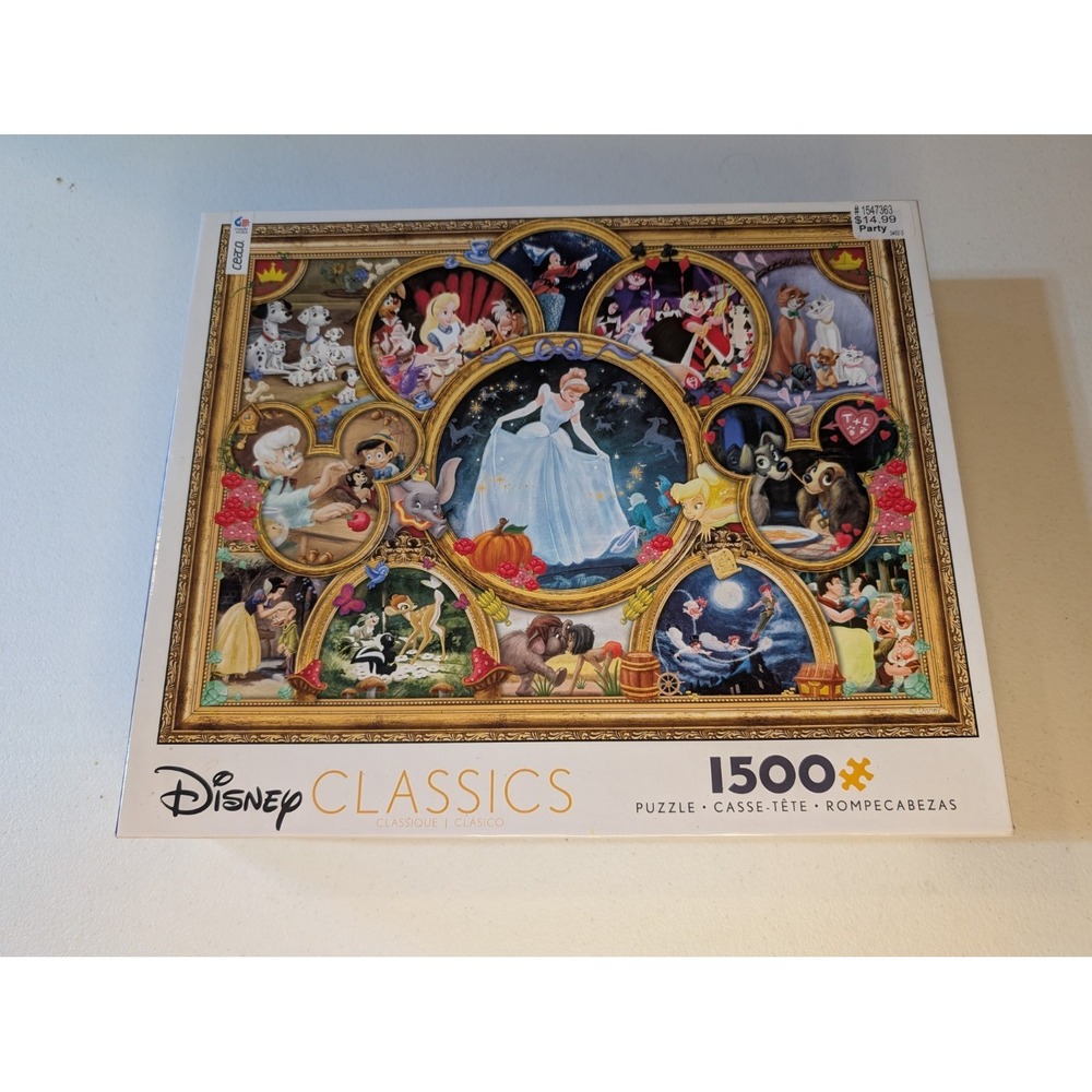 Disney Classics‎ 1500 Piece Puzzle by Ceaco – All Pieces Believed Present